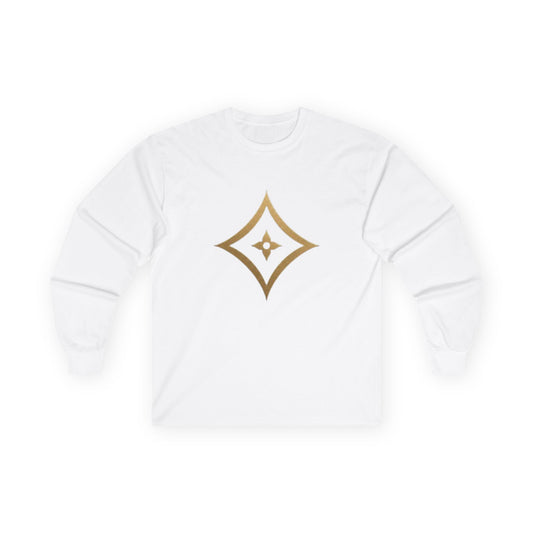 Monogram PB Gold Script Long Sleeve Tee