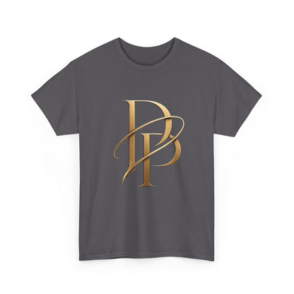 Monogram Gold PP Tee — Elegant Personalized Initials T-Shirt