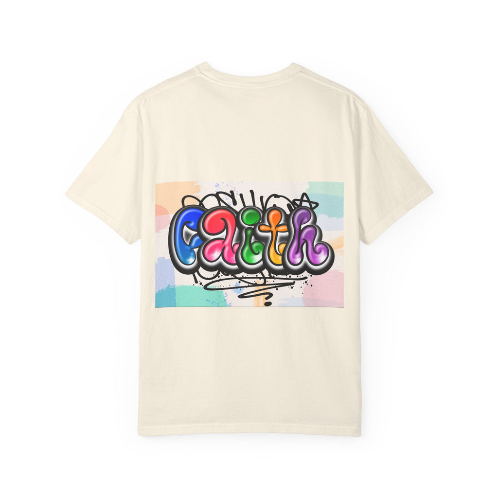 Faith Graffiti T-Shirt — Colorful Street Art Christian Tee