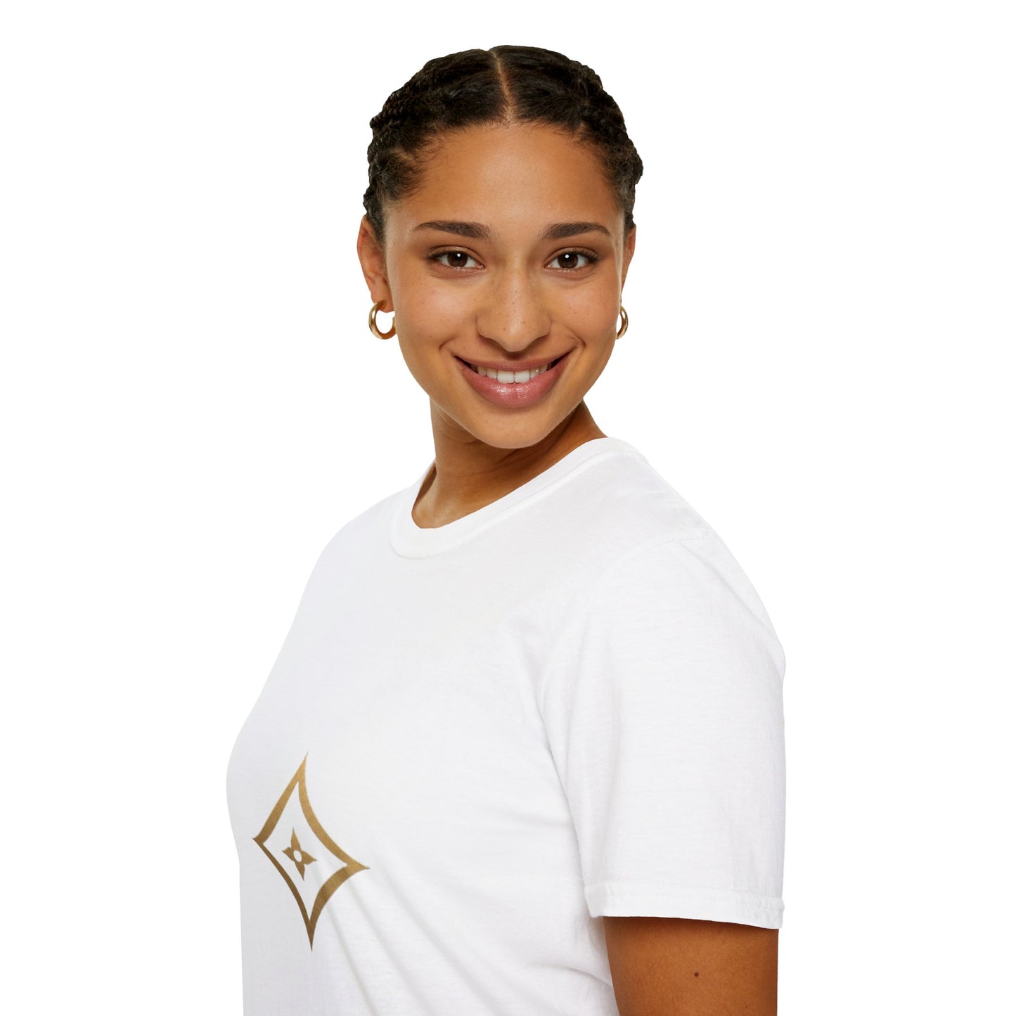 Gold Monogram Logo T-Shirt