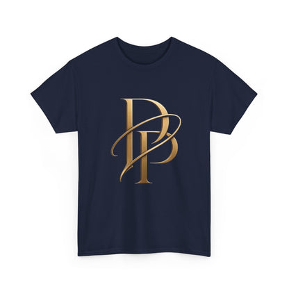 Monogram Gold PP Tee — Elegant Personalized Initials T-Shirt