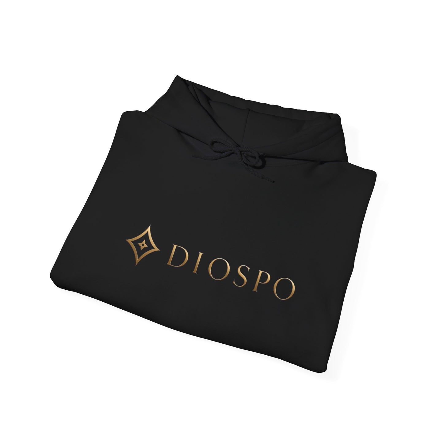 Diopso Logo Hoodie — Minimalist Luxury White Pullover