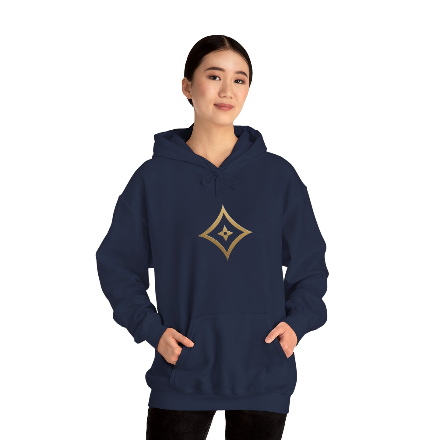 Diopso Logo Hoodie — Minimalist Luxury White Pullover