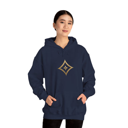 Diopso Logo Hoodie — Minimalist Luxury White Pullover