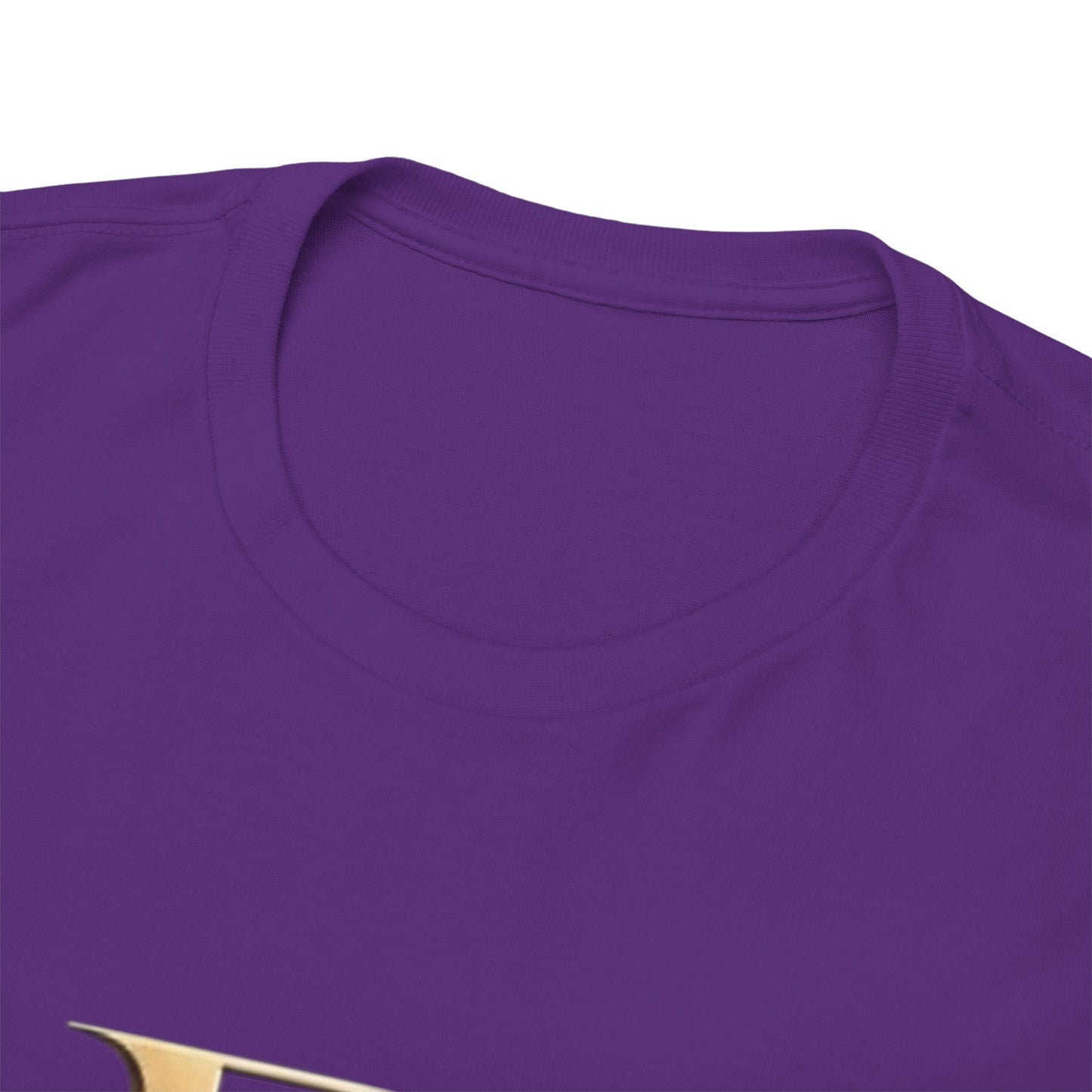 Monogram Gold PP Tee — Elegant Personalized Initials T-Shirt