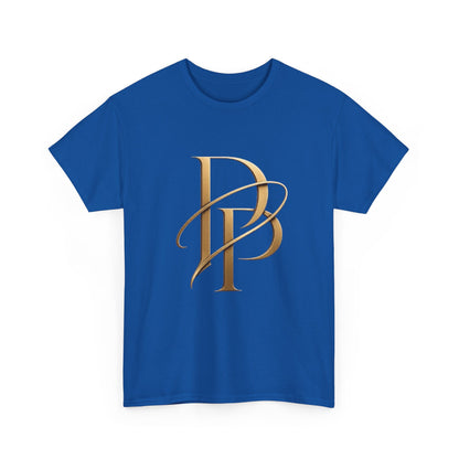 Monogram Gold PP Tee — Elegant Personalized Initials T-Shirt