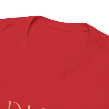 Monogram Gold PP Tee — Elegant Personalized Initials T-Shirt