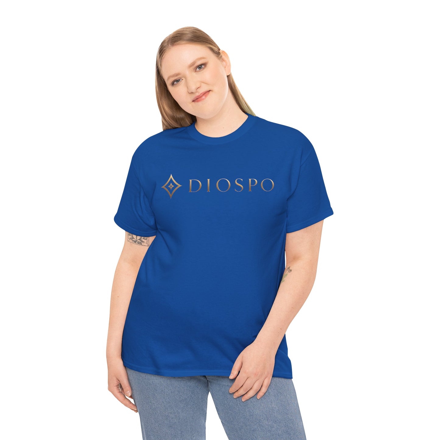Monogram Gold PP Tee — Elegant Personalized Initials T-Shirt
