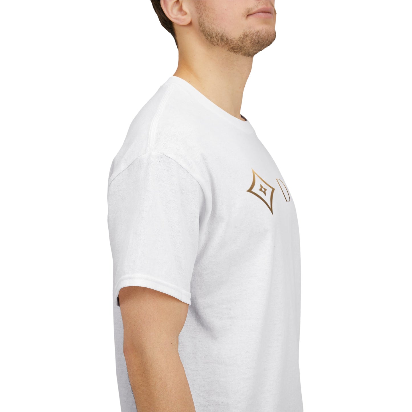 Monogram Gold PP Tee — Elegant Personalized Initials T-Shirt