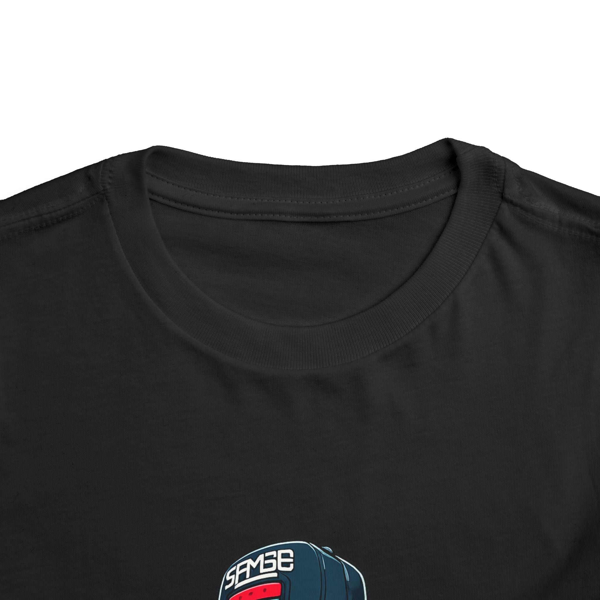 Toddler Tee — Cool Kid Rapper Graphic T‑Shirt (boombox, snapback)