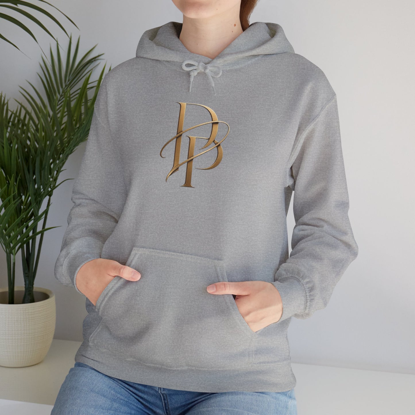 Diopso Purpose Logo Hoodie — Minimalist Luxury White Pullover