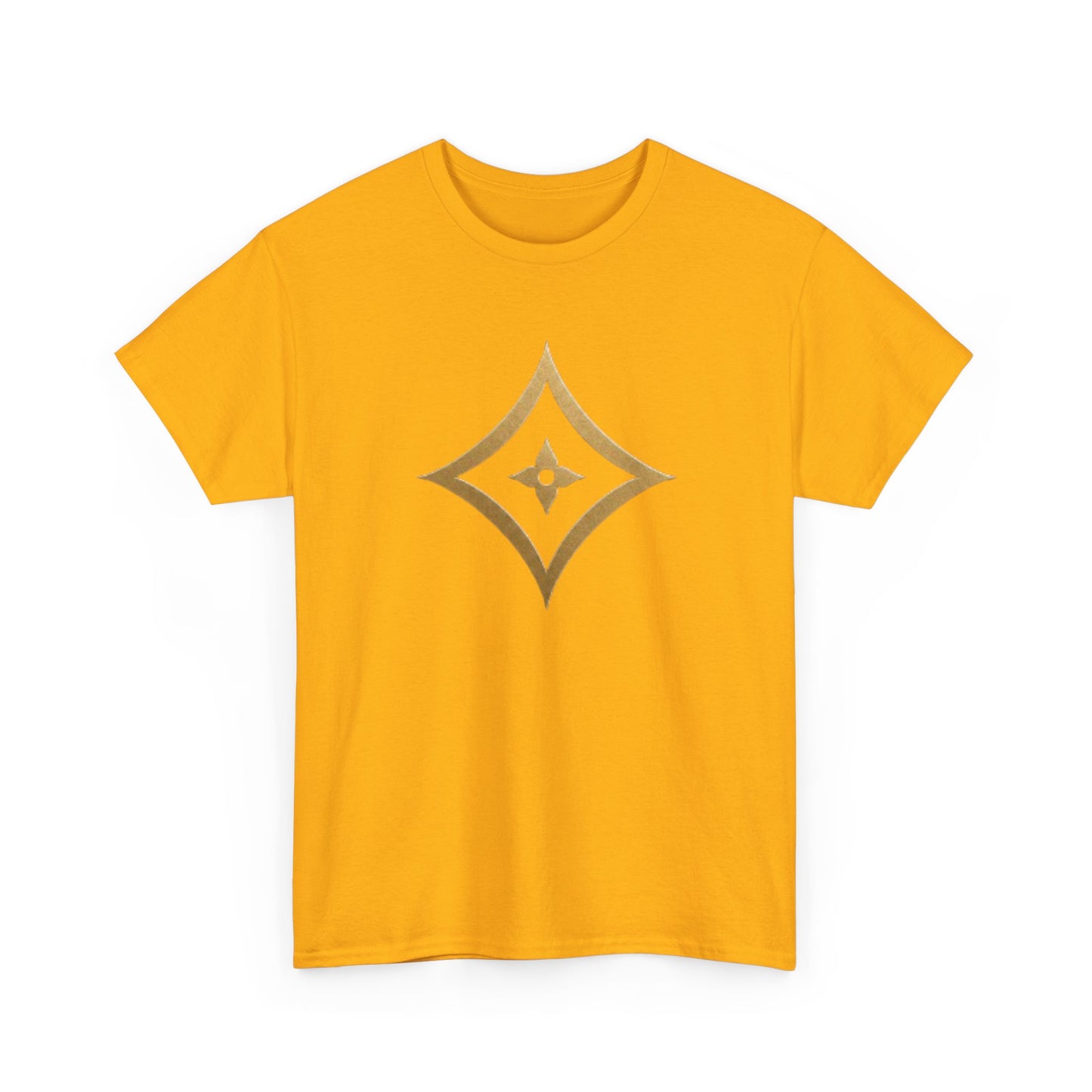 Monogram Gold PP Tee — Elegant Personalized Initials T-Shirt