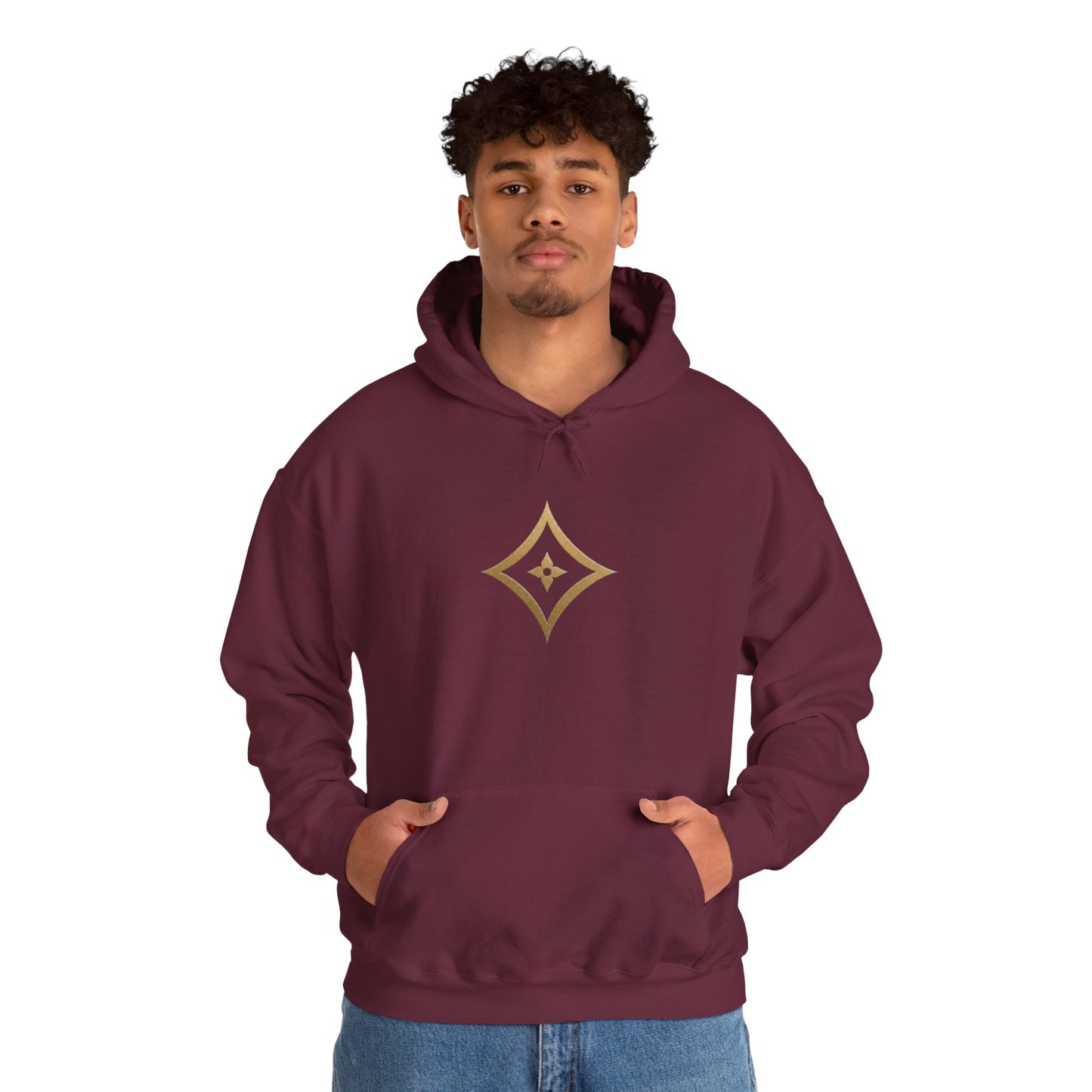 Diopso Logo Hoodie — Minimalist Luxury White Pullover