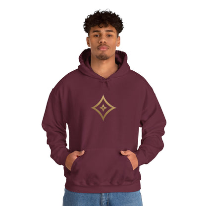 Diopso Logo Hoodie — Minimalist Luxury White Pullover