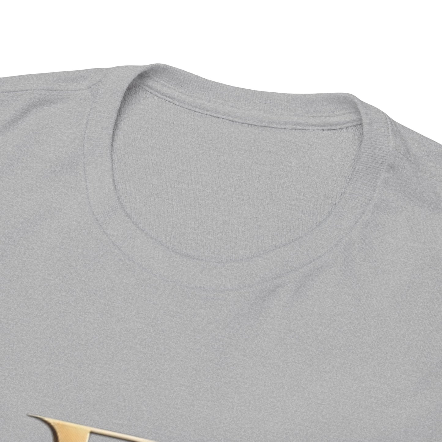 Monogram Gold PP Tee — Elegant Personalized Initials T-Shirt
