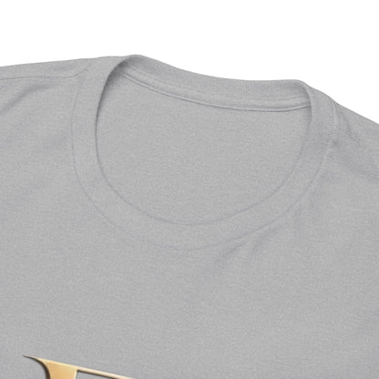 Monogram Gold PP Tee — Elegant Personalized Initials T-Shirt