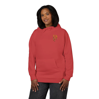 Golden Flame Monogram Hoodie