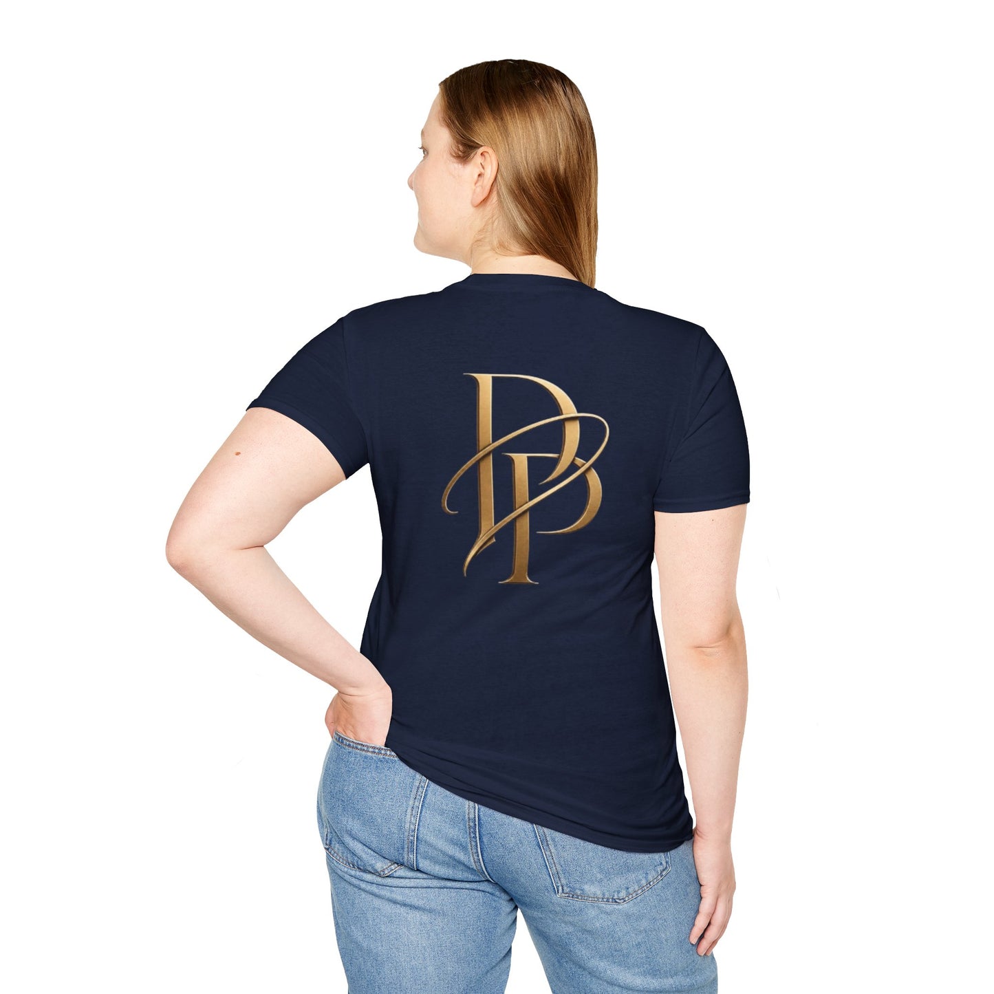Gold Monogram Logo T-Shirt