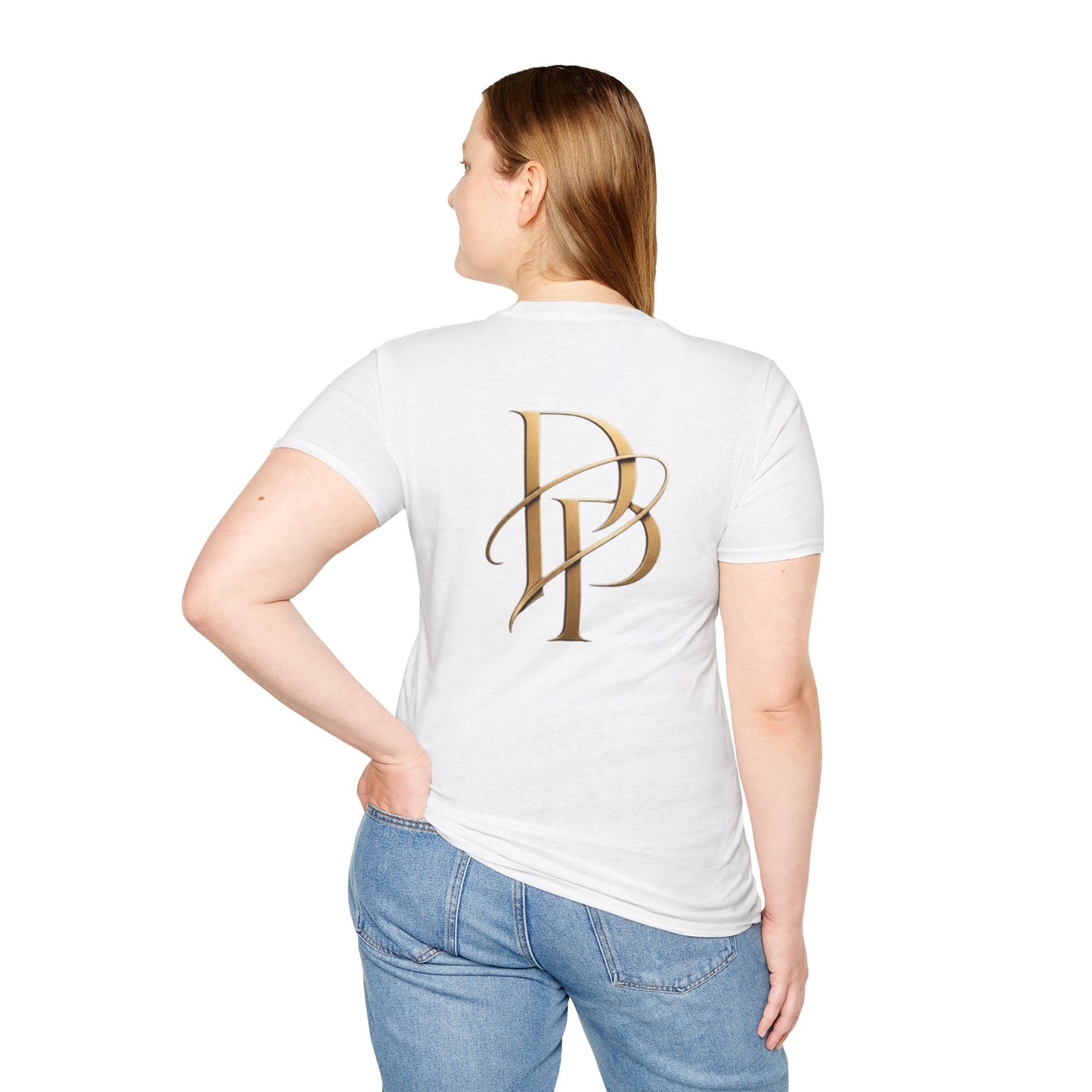 Gold Monogram Logo T-Shirt