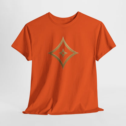 Monogram Gold PP Tee — Elegant Personalized Initials T-Shirt
