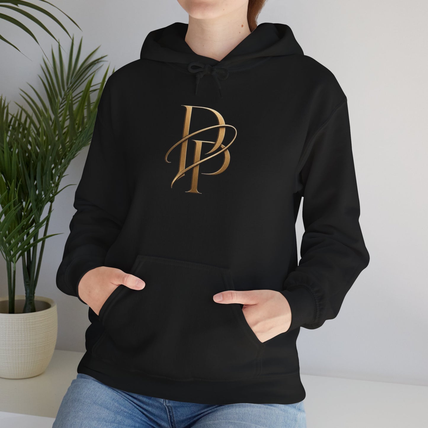 Diopso Purpose Logo Hoodie — Minimalist Luxury White Pullover