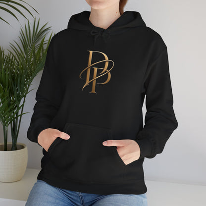 Diopso Purpose Logo Hoodie — Minimalist Luxury White Pullover