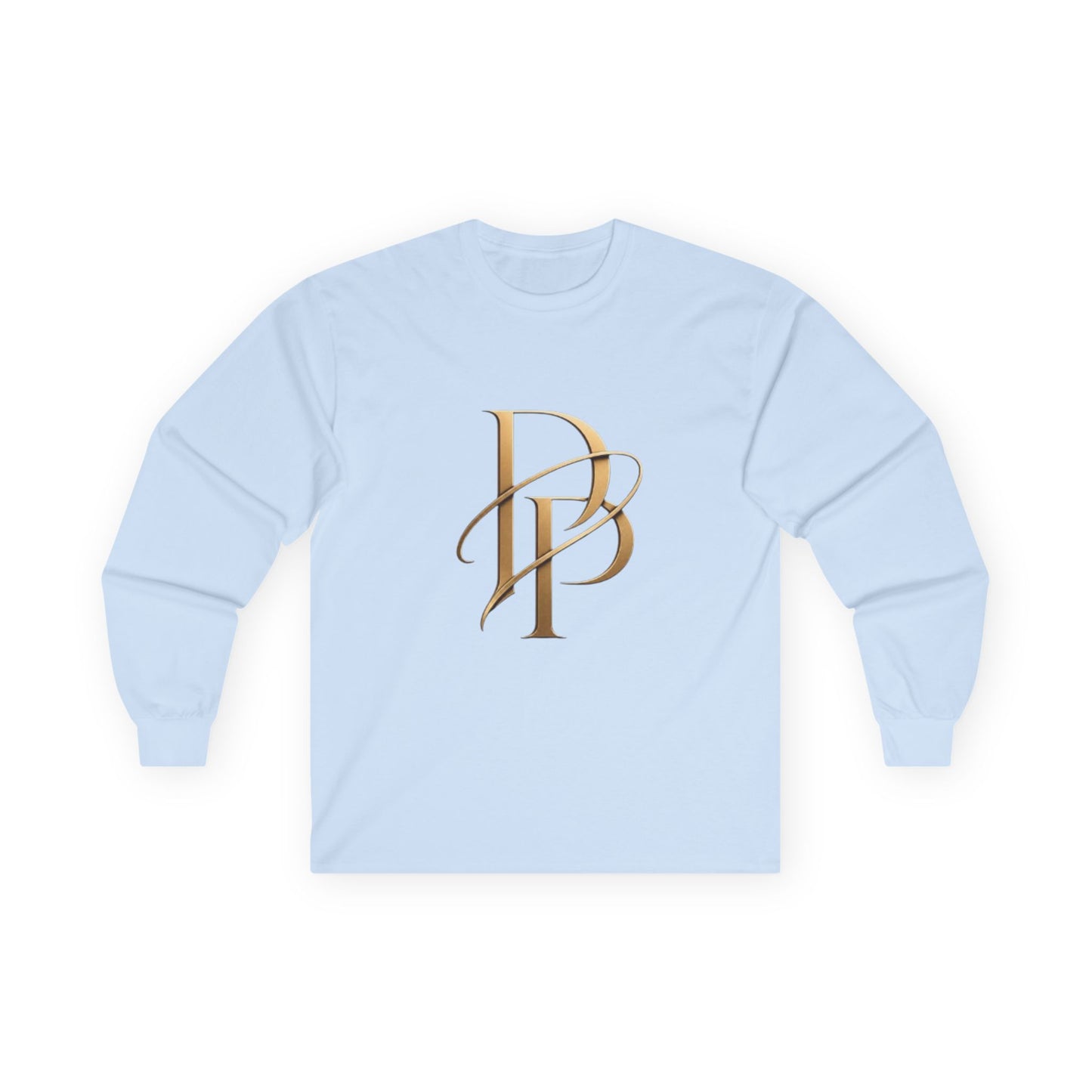 Monogram PB Gold Script Long Sleeve Tee