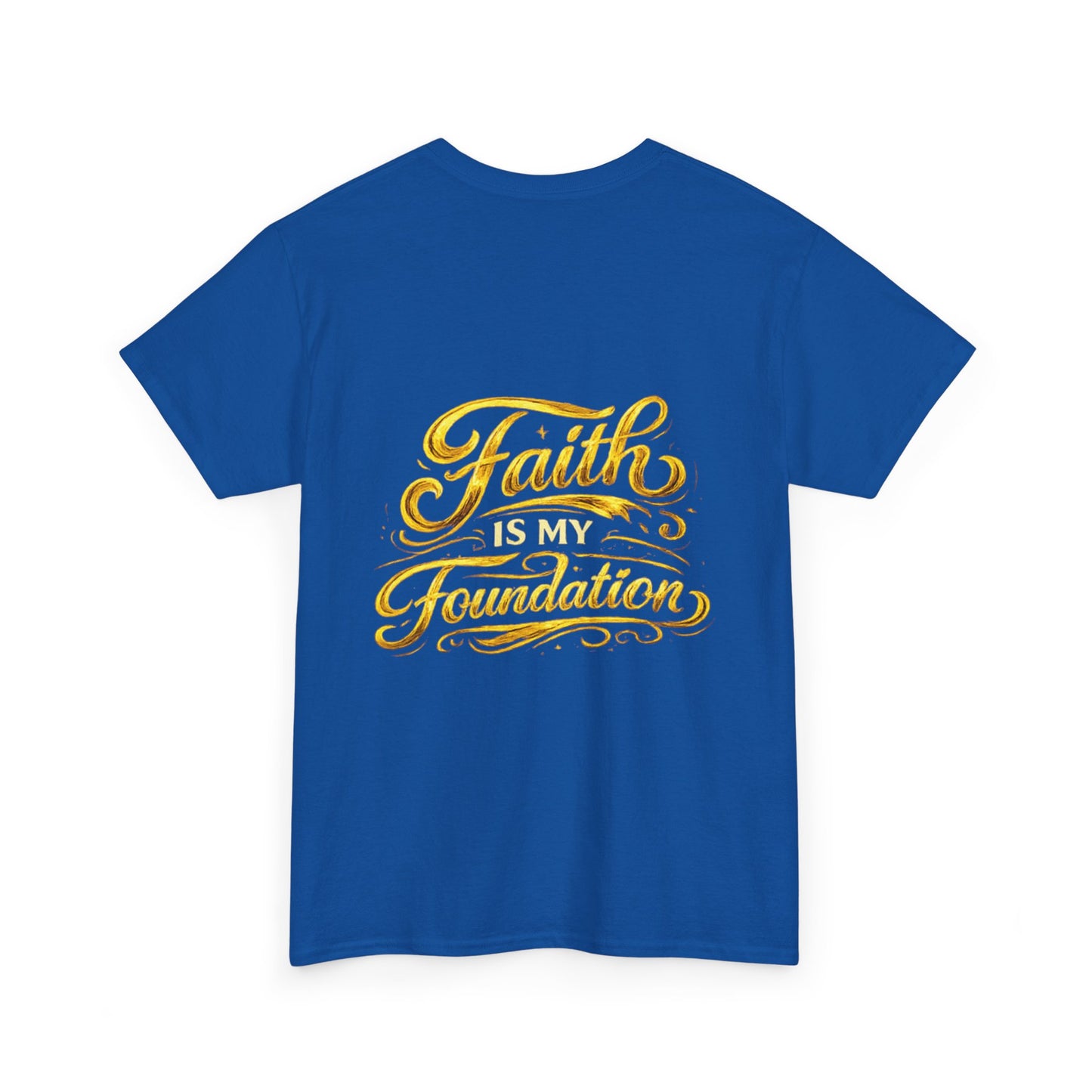 Monogram Gold PP Tee — Elegant Personalized Initials T-Shirt