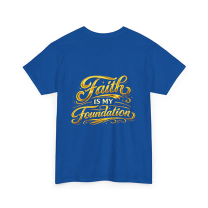 Monogram Gold PP Tee — Elegant Personalized Initials T-Shirt