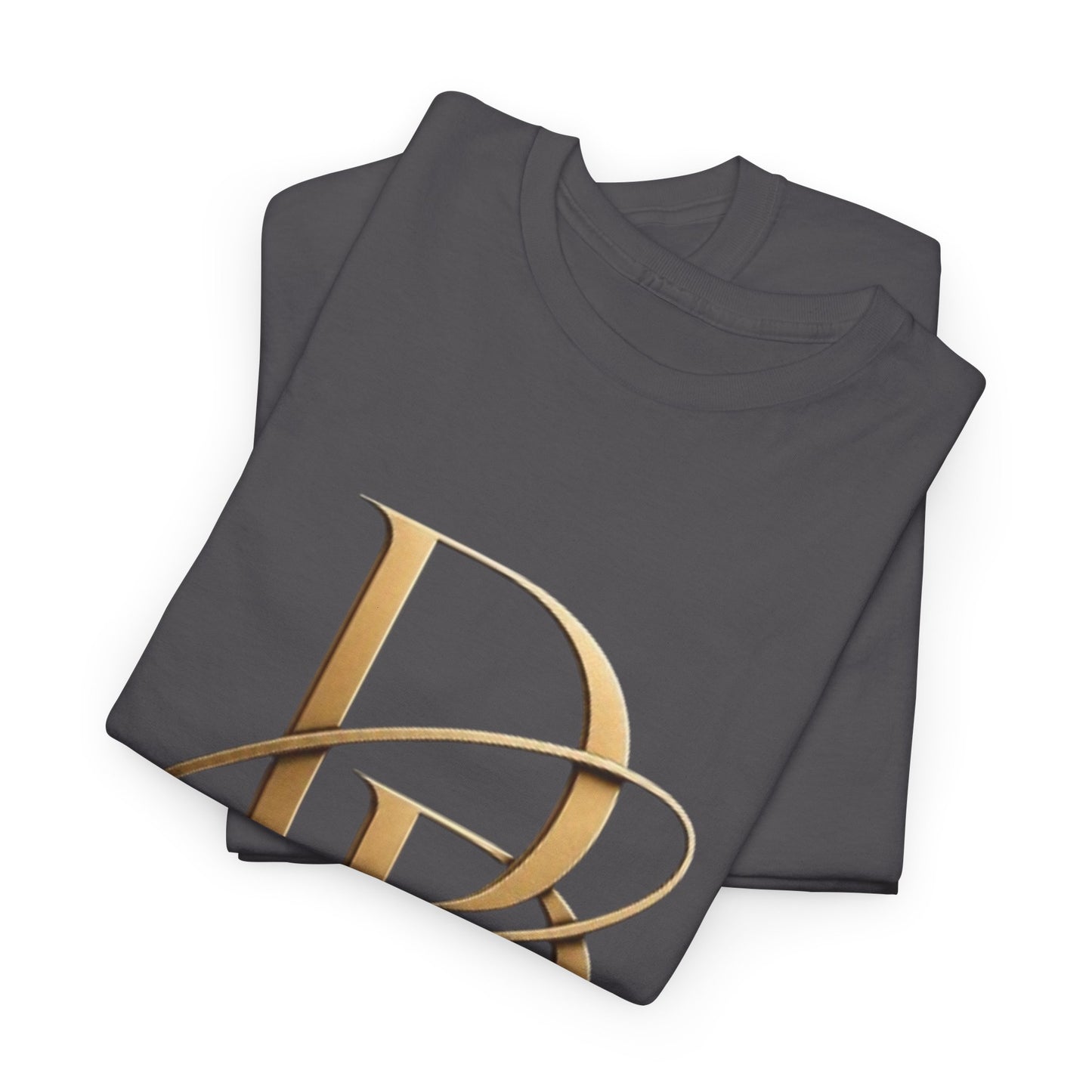 Monogram Gold PP Tee — Elegant Personalized Initials T-Shirt