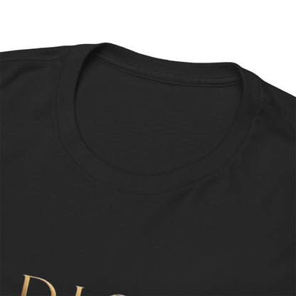 Monogram Gold PP Tee — Elegant Personalized Initials T-Shirt