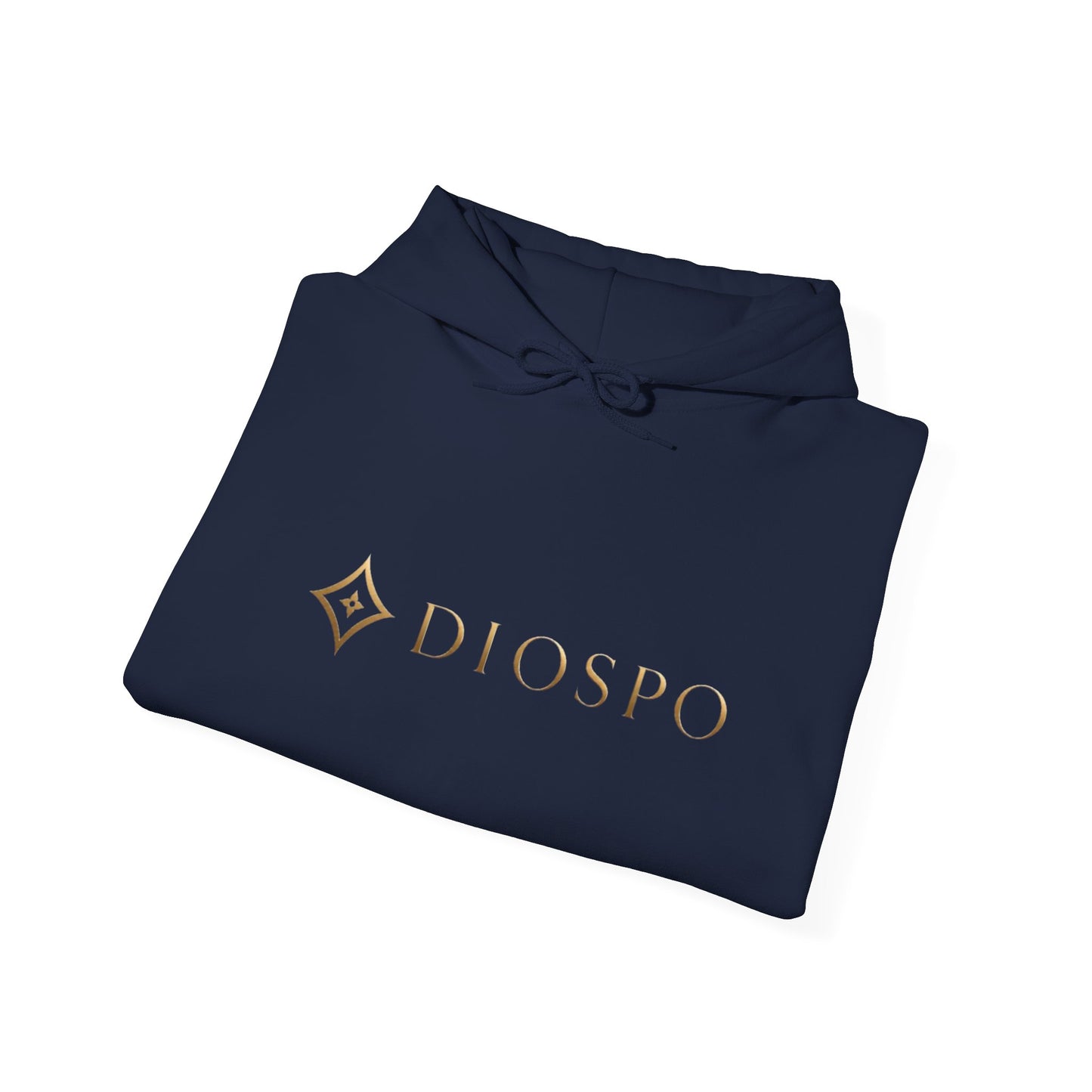 Diopso Logo Hoodie — Minimalist Luxury White Pullover