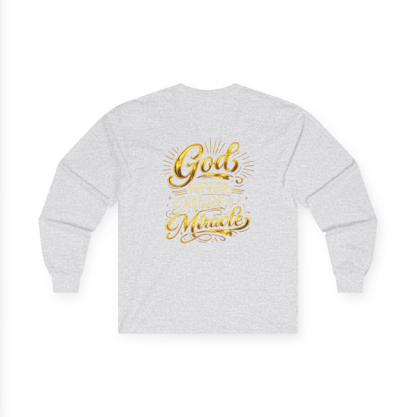 Monogram PB Gold Script Long Sleeve Tee