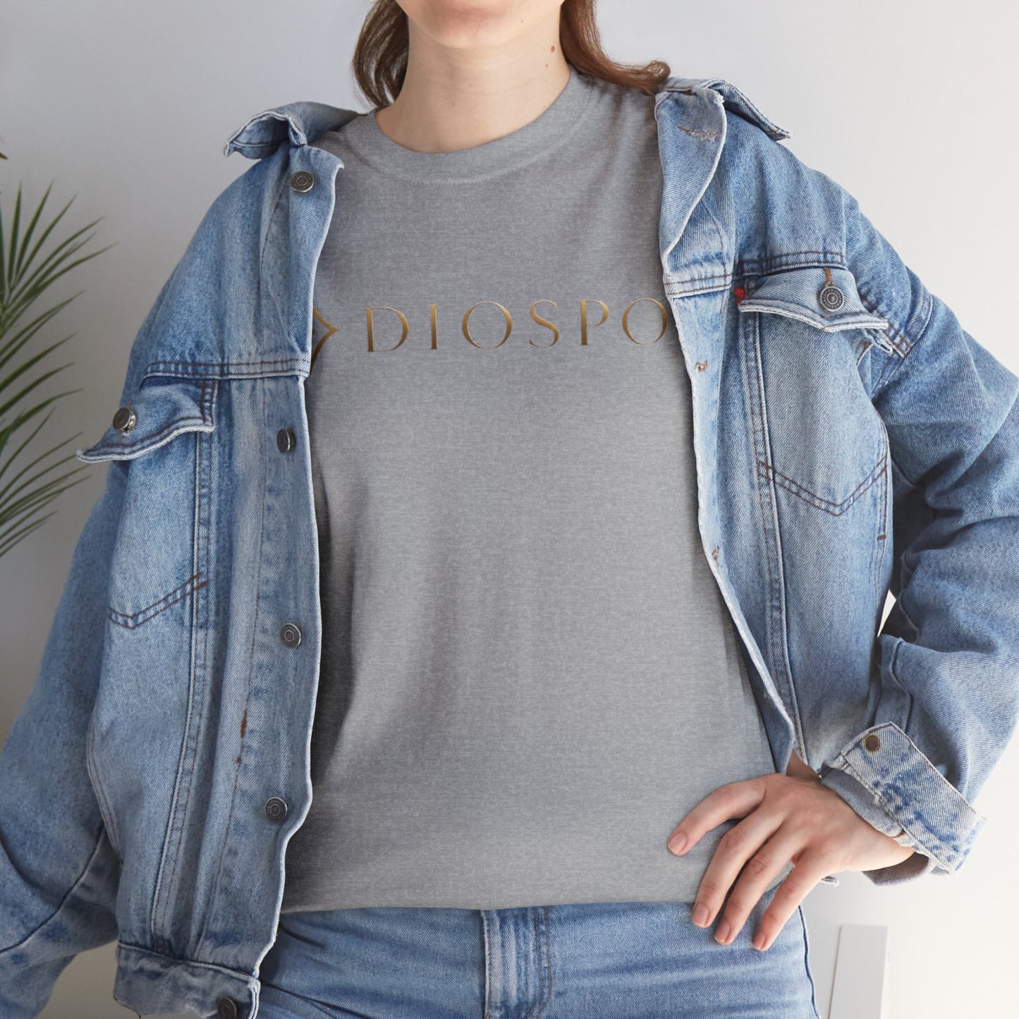 Monogram Gold PP Tee — Elegant Personalized Initials T-Shirt