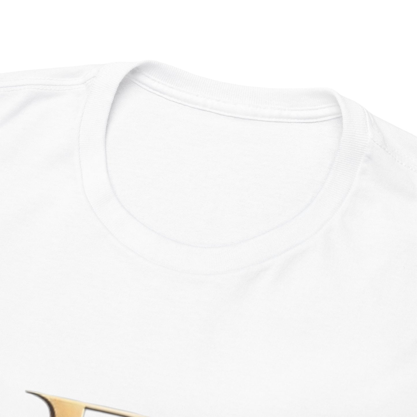 Monogram Gold PP Tee — Elegant Personalized Initials T-Shirt