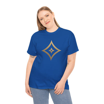 Monogram Gold PP Tee — Elegant Personalized Initials T-Shirt