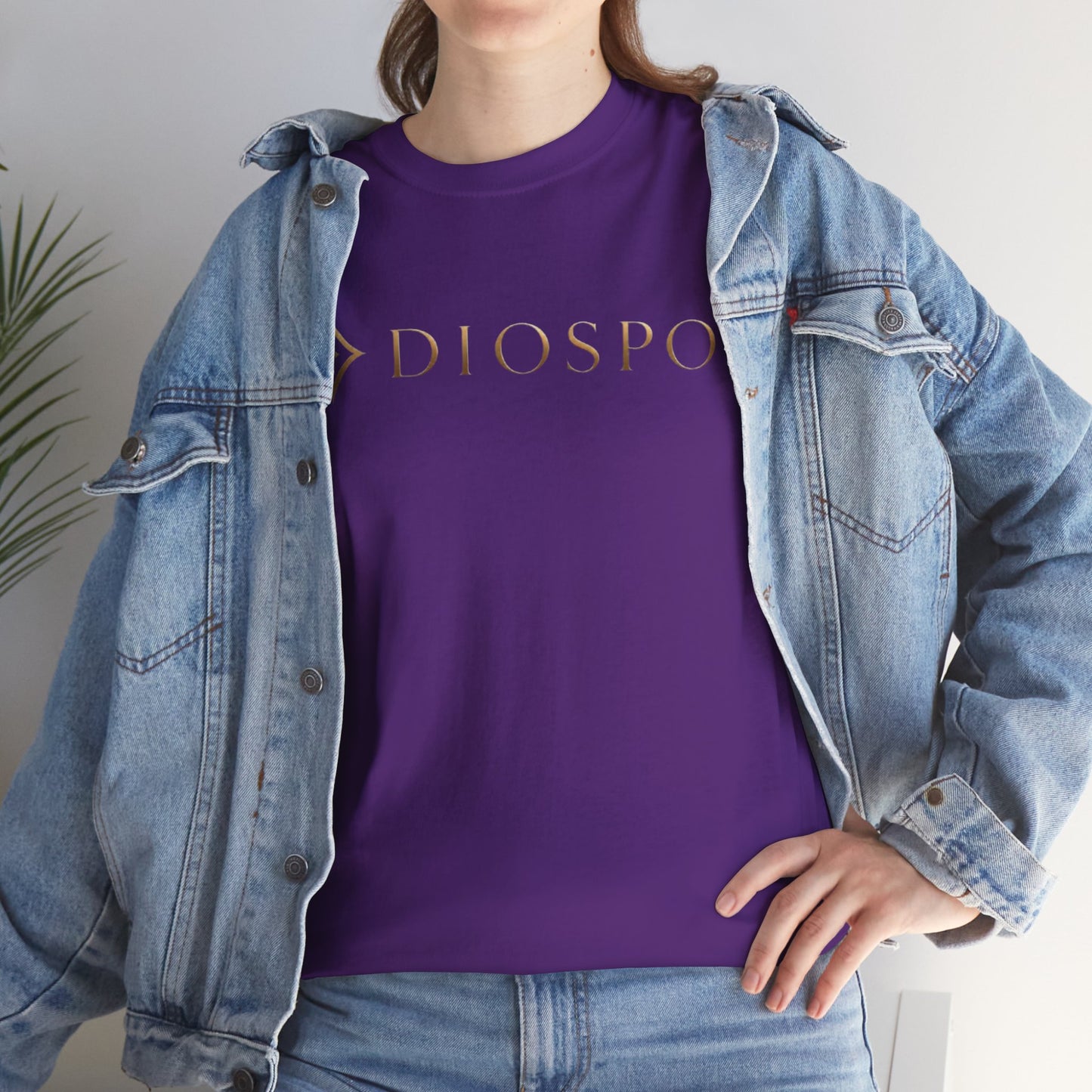 Monogram Gold PP Tee — Elegant Personalized Initials T-Shirt