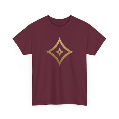 Monogram Gold PP Tee — Elegant Personalized Initials T-Shirt