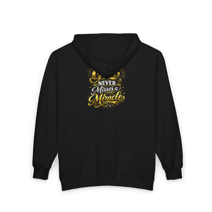 Diospo Star Emblem Zip Hoodie —Premium Minimalist Geometric Streetwear